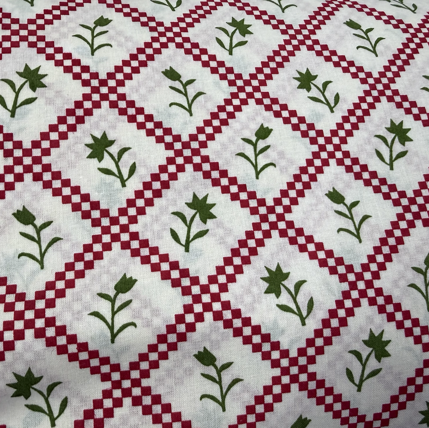 Wide Backing Florals Cream